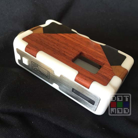 Lukkos Puzzle box DNA40 White - Padouk-Ebony-Tek